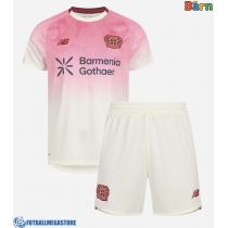 Fotballdrakt Barn Bayer Leverkusen Bortedraktsett 2025-26 Kortermet (+ Korte bukser)